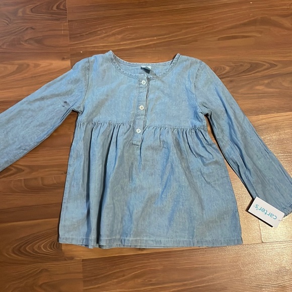 Carter's Other - 🫶🏻6/$25 Denim kids shirt size 5T